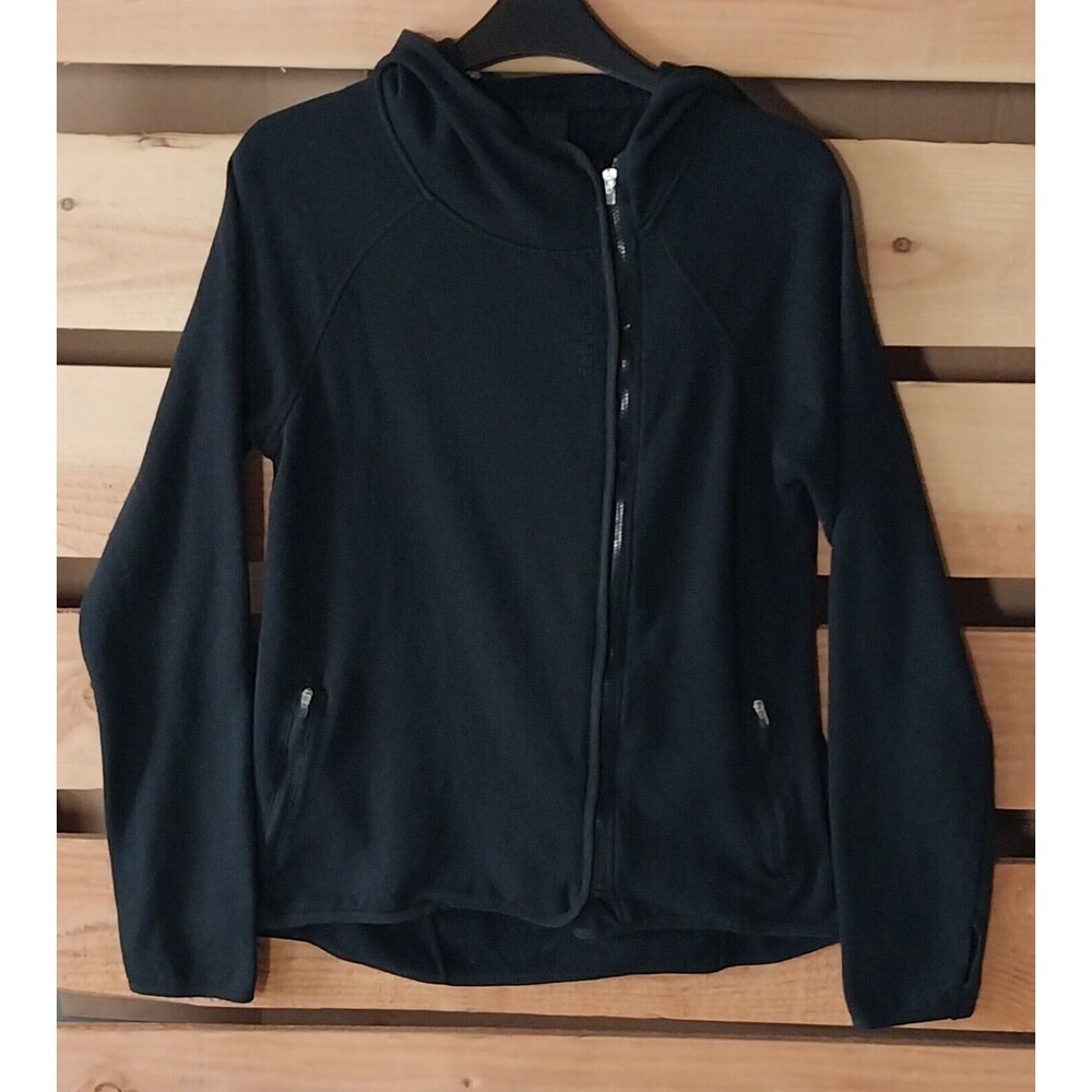 Reebok Hoodie Womens Size Small Active Sports Zip Up Thumbholes Pockets Athlete